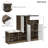 2-In-1 Shoe Storage Bench & Shoe Cabinets, Multi-Functional Shoe Rack With Padded Seat, Versatile Shoe Storage Solution With Adjustable Shelves For Hallway-1095827979