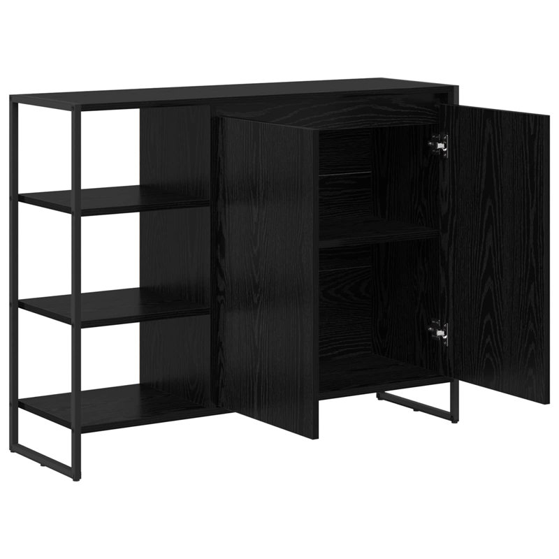 96.5cm Sideboard, Black Oak