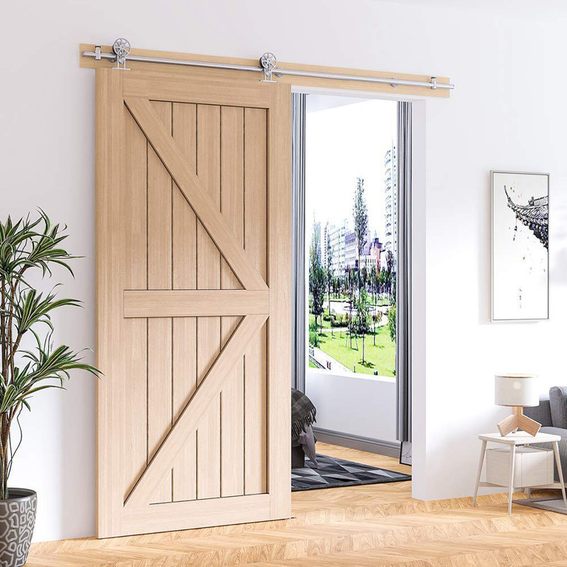 Sliding Standard Single Barn Door Hardware Kit, 72 in.