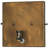 Rustic Lodge Flush Mounted Sconce
