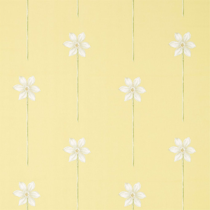 Thalia Fabric, Daffodil/Natural