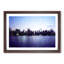Night skyline of New York in Abstract - Picture Frame Graphic Art Print-55724885-55724886
