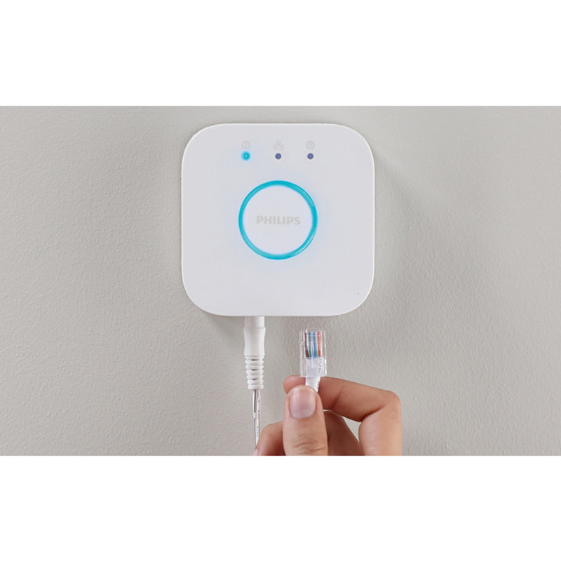 Pont intelligent Philips Hue WiFi - blanc, paquet de 1