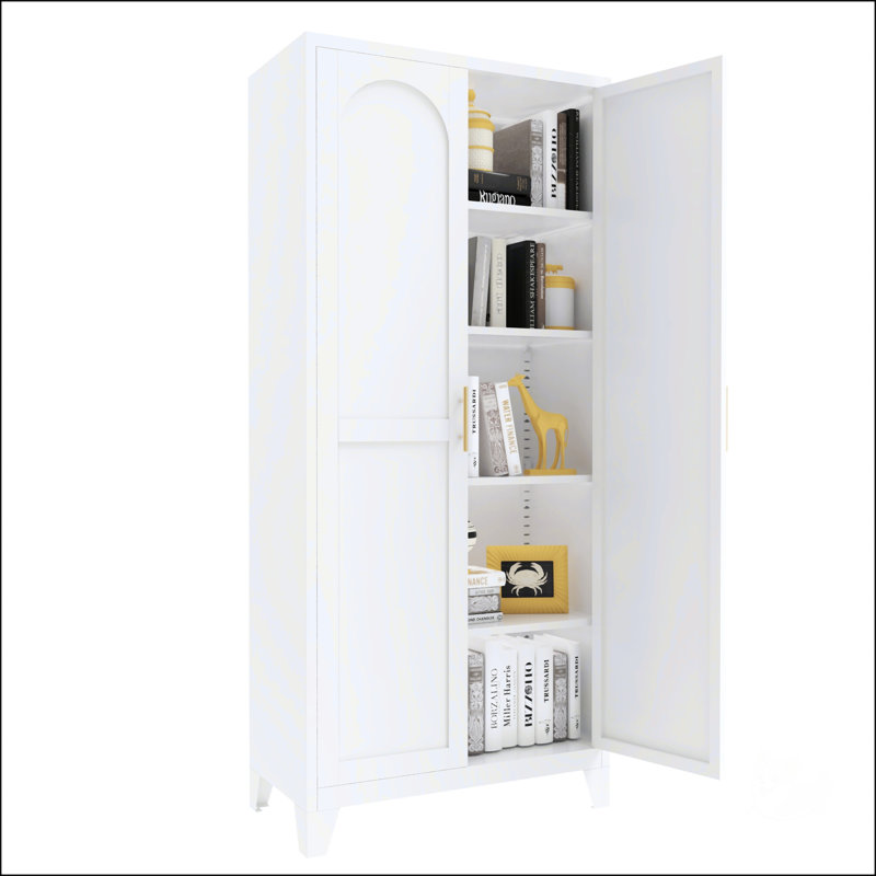 Armoire 71 po 2 portes, Noir