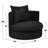 40" Wide Down Fill Cushions Fully Assembled Swivel Barrel Chair in Revolution Performance Fabric-368330767