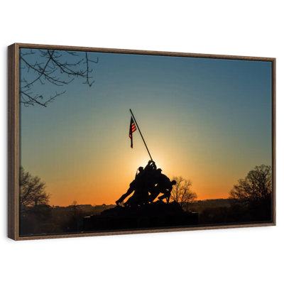 Marine Corps Memorial Silhouette