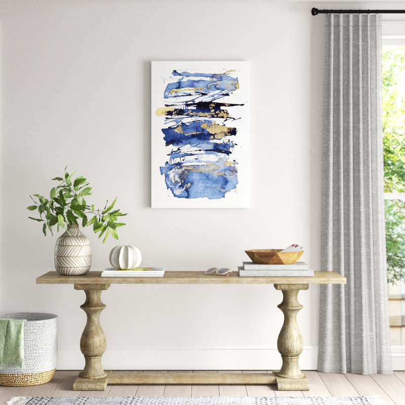 Blue Rapture I by Julia Contacessi - Painting Print, 122cm H x 81cm W, Wrapped Canvas