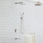 Système de douche mural à pression équilibrée complète avec valve brute-62488648