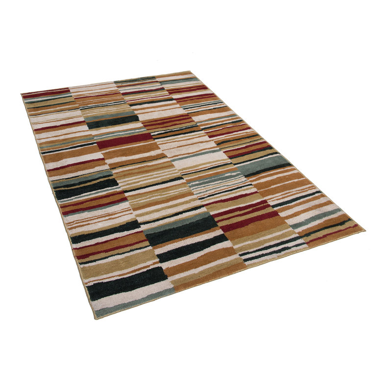 Amaia Striped Hand Woven Area Rug, Rectangle 140 x 200cm