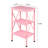 Pink 3-Tier Narrow Nightstand – Industrial End Tables/Side Tables with Storage Shelves for Living Room, Bedroom, or Office-1722866802-1744583454