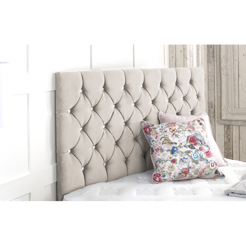 West Upholstered Headboard, Small Single (2'6), Lilac