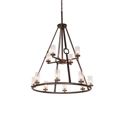 Rustic Lodge 12 - Light Chandelier
