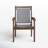 Fleur 6 - Person Wood Patio Dining Set with Round Table