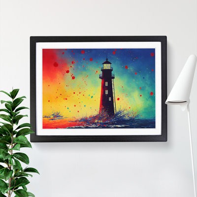 Lighthouse Splash Vol.6 1 Piece Single Picture Frame Painting
