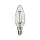 Visual Comfort & Co. LED Torpedo shape 5W 2700K Soft White E12 Candelabra base Clear Edison Style light bulb