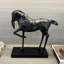 War Horse Shrink Model Sculpture Office Desktop Art Creative Figures Bedroom Resin Animals Luxury Accessories-424399833