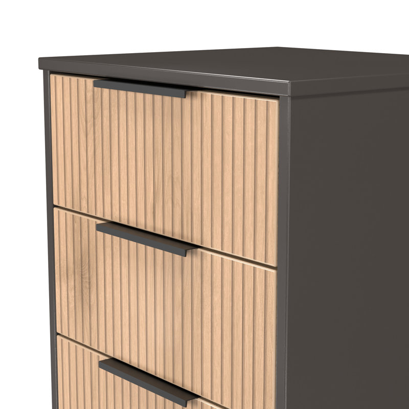 Hong Kong 45cm W Manufactured Wood Bedside Table