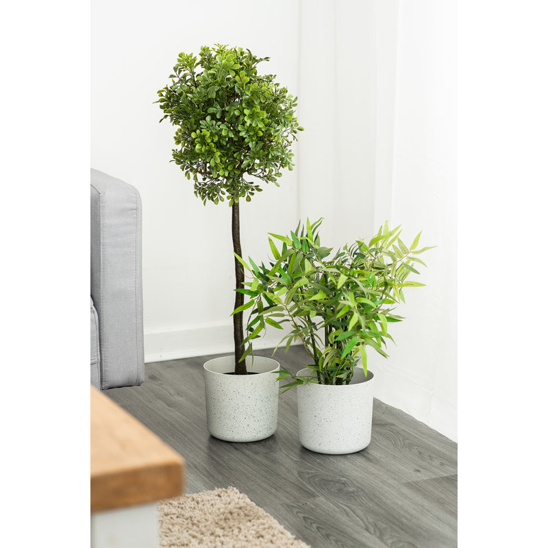 Aben Pot Planter, White
