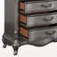 Commode moderne à finition platine antique