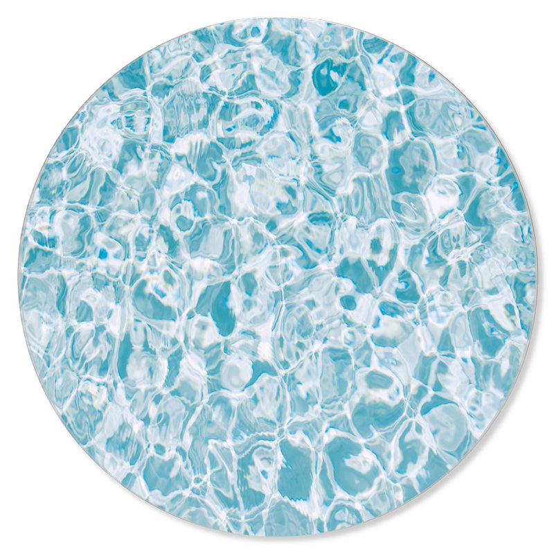 Pool Reflection Round Print