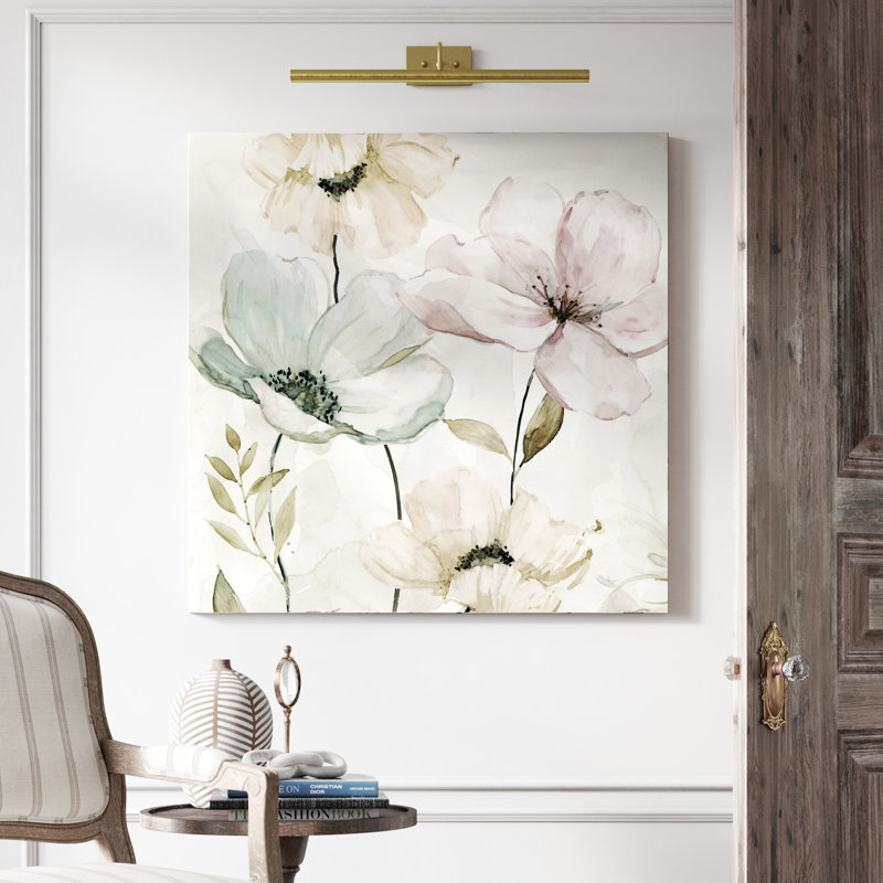 «Hibbitts Garden Grays», reproduction d'art graphique, H 40 po x l 40 po x P 1,5 po, Toile tendue