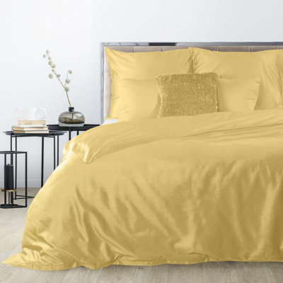Geanne Cotton Solid Colour Duvet Cover Set with Pillowcases