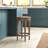 Masefield Counter Stool with Solid Wood Frame