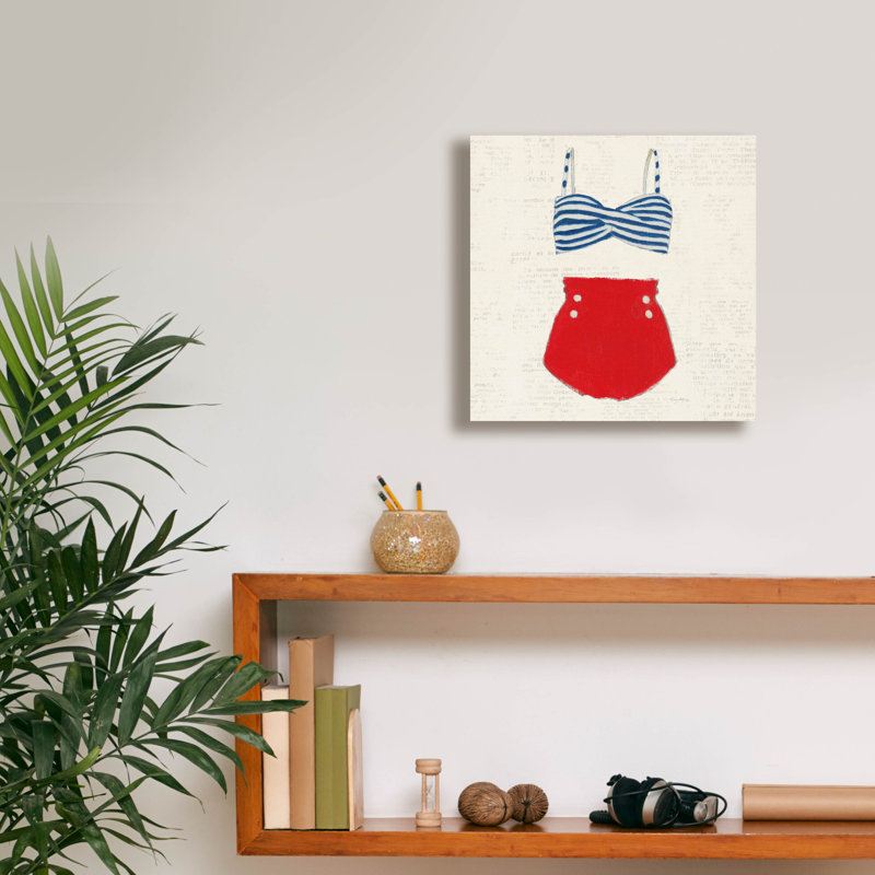 Art rétro, "Emily", par Emily Adams, H 12 po x l 12 po x P 0,75 po