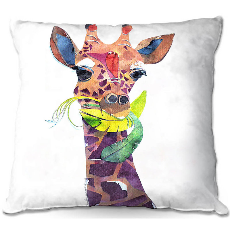  Coussin Couch Giraffe, 20 po x 20 po