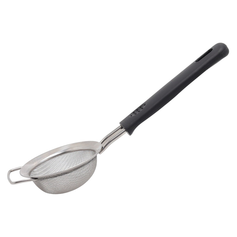 Buckingham Fine Mesh Strainer Stainless Steel Sieve with Soft-Touch Handle, 4cm H  x 26cm W  x 28cm D