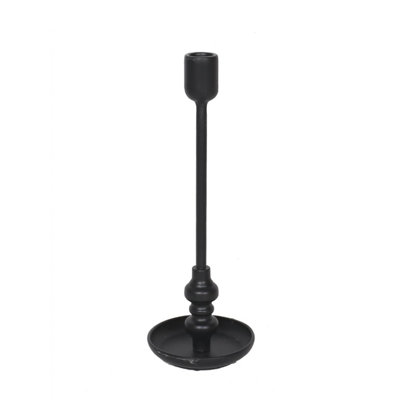 Black Metal Taper Candle Holder