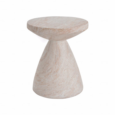 Outdoor/Indoor Lightweight Concrete Side Table