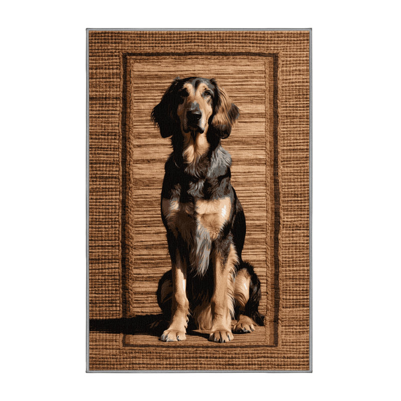  Tapis lavable irlandais Wolfhound Dogs, Tapis de couloir 2 pi x 5 pi