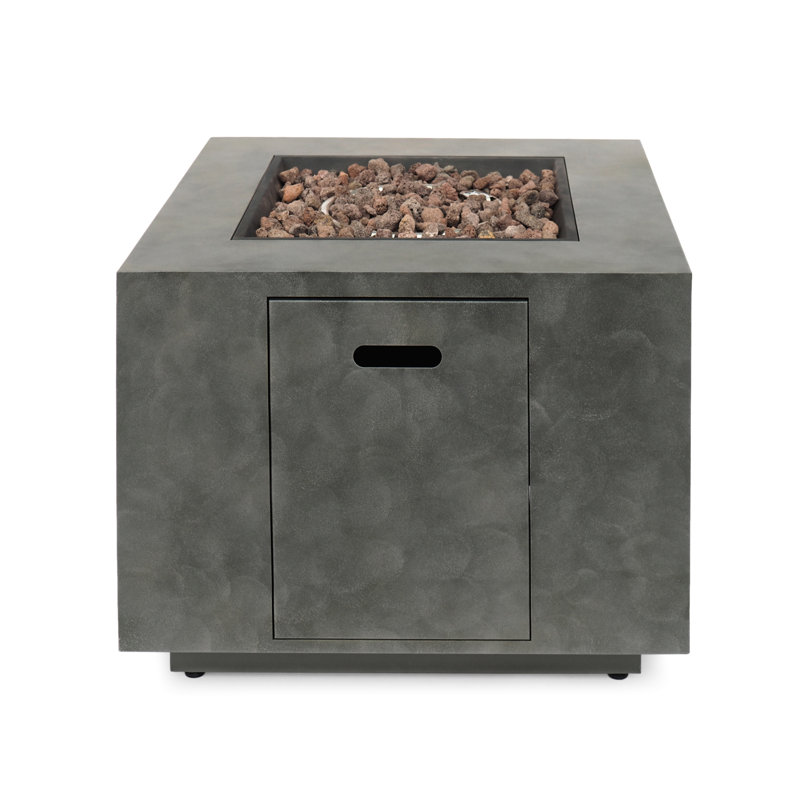 50000 Square Iron Fireplace - Rust- Exterior, Matte Finish Fire Pit 50,000 Craft, Rust-,