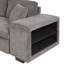 Ensemble de canapé modulaire réversible en L 104,5 po à 3 places, canapé-lit escamotable avec méridienne de rangement et 2 tabourets de salon-1757658924
