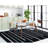 Estremera Hand Woven Cotton Striped Rug-1005372298