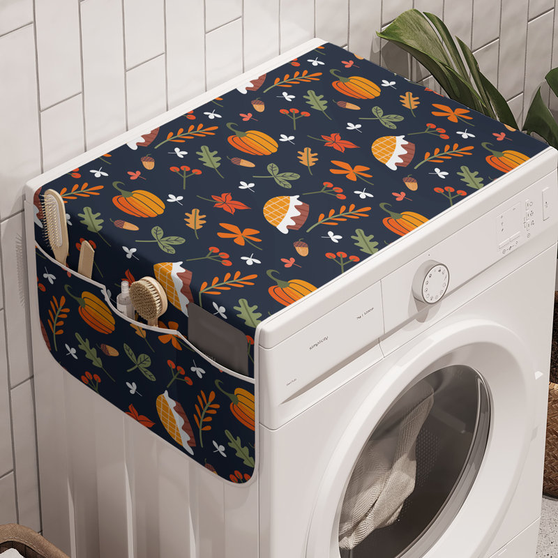 Paquet de 2 boîtes de rangement de 47 po x 18,5 po East Urban Home Thanksgiving