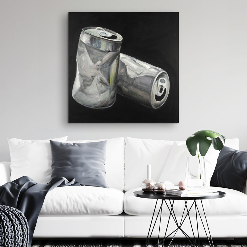 Empty cans - 32"x32" art on canvas