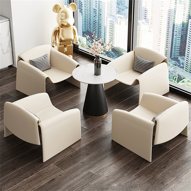 Italian Minimalist Designer Crab Chair, M-Shaped Sculptural Single Sofa, Modern Lounge Chair for Living Room, Bedroom or Balcony
