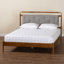 Lit plateforme grand et gris moyen Fordwich Baxton Studio Edwina