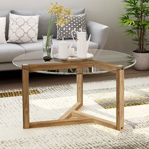 Latitude Run® Bueso Cross Legs 1 Coffee Table & Reviews | Wayfair