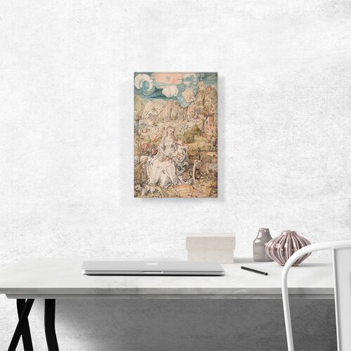 ARTCANVAS Mary Among A Multitude Of Animals 1503 On Canvas by Albrecht ...