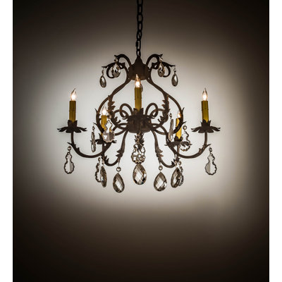 Lustre empire 5 lumières Wolcottville