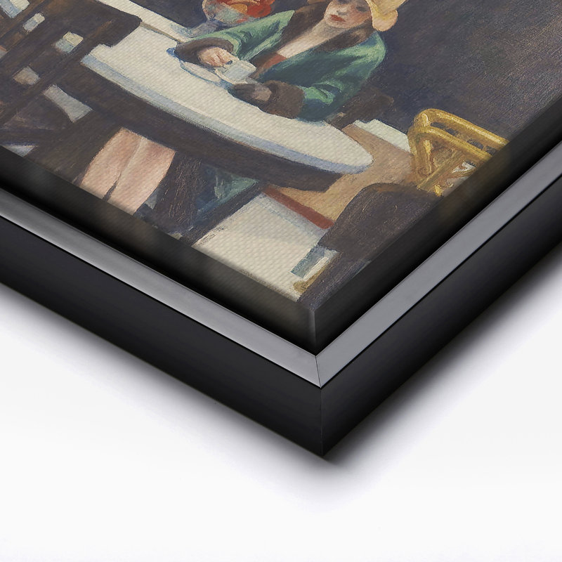 Peinture automatique, H 24 po x l 32 po, Canevas, Cadre noir