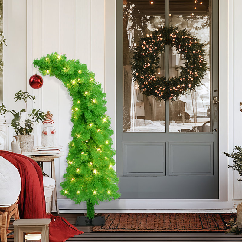 Arbre de Noël artificiel fantaisiste illuminé 4 pi