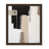 Walnut Slim Unmatted Picture Framed