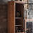 Burlywood Solid Wood Display Cases