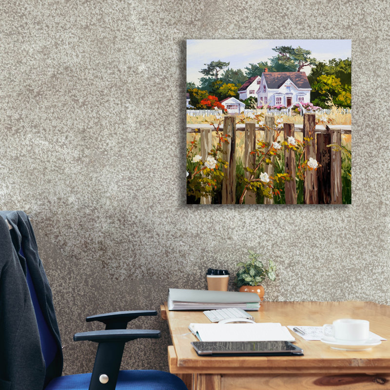  «Victorian Triptych 2» par Erin Dertner, art mural sur toile, 26 po x 26 po, H 26 po x l 26 po