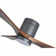 42.5" 3 - Blade Dimmable LED Light Standard Ceiling Fan with Remote Control and Light Kit Included