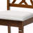 18.5'' H upholstered parsons chair with a walnut brown finish, 37.4" H, 17.7" W and 20.5" D-241523491-241523488